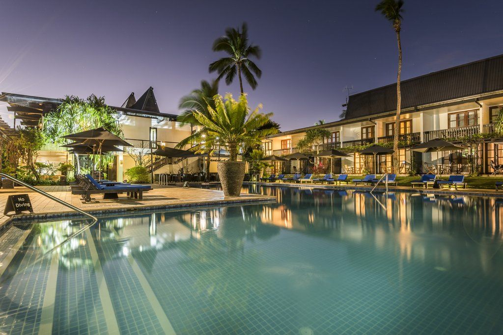 The Warwick Fiji Hotel Korolevu  Exterior photo The pool at the hotel